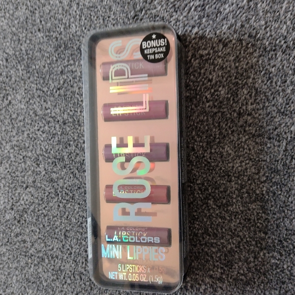 L A. Colors Other - L.A. Colours Mini Lippies in tin - new